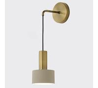 CXYWBD Minimalist Nordic Wall Lamp Bedroom Living Room Hotel Stylish White Color Decorative Lighting Fixture for Aisle And Guest Room,White