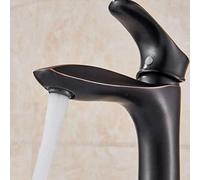 CXYWBD Moderno Cucina Nera Rubinetto Rubinetto a Leva Singola Mazzo da Bagno Montato per Bagno Mixer Caldo e Freddo Mixer da Bagno in Stile per la lavandino della Nave