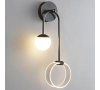 CXYWBD Mounted American Luxury Full Copper Lamps Three-Tone Lighting LED Source Sconces Bedside Living Room Wall Light for,Style2