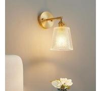 CXYWBD Pronzo Muro, Comodino Oro PERCHIE LAMPAGNO MOLTA Molto Commerciale con Interruttore ROTARIO, ROTALLE Regolabile Regola in Brasse Interno LIGHTRA NORDICA Deco Apparecchio per la Vita della