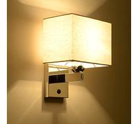 CXYWBD QXXZ MONTRIO SUGGERIMENTO Molto sul SOGGIOR Light ALLIMINE in INDITENZA LAMPAGNO della Lima di Lettura LED, Mondo del CASSO BUIE E27 con 2 Interruttore (Dimensione: 20x18, Colore: b) ambizione