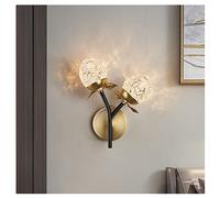 CXYWBD Sconces Copper Bedroom Bedside Lamp Aisle Corridor Living Room Background Wall Lamps for Bedroom-Small-A,Grey Wolf-Small