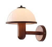 CXYWBD Tappo di Decorazione la casa Moderna patto Muro Moderno Mid-secolo sfumatura Bianca Montano in Legno Rustico Montaggio a con Lampada Highding Camera da Parete Apparecchiatura Illuminazione