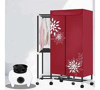 CXYZM Essiccatore Portatile, asciugacapelli elettrici da 1100 W Macchina a Doppio Strato Abbraccio impilabile, con Ruote per Appartamenti, Camper, Lavanderia e Altro (Colore: Blu)