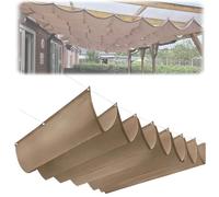 CXYZM Tenda parasole retrattile impermeabile per pergola, protezione dal vento, per esterni, patio, cortile, terrazza, posto auto coperto