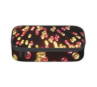 Cxzmnba Astuccio con lanterna di carta per ragazzi e ragazze, essenziale per il rientro a scuola, forniture per studenti, astuccio per matite, Nero , Taglia unica, Organizer per borse