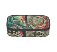 Cxzmnba Astuccio per ragazzi e ragazze, essenziale per il rientro a scuola, per studenti, con scritta in lingua inglese "Not All Who Wander are Lost", Nero , Taglia unica, Organizer per borse