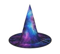 Cxzmnba Confezione da 2 cappelli per feste con cielo stellato, cappello per Halloween, accessori essenziali per festival, travestimenti e cosplay, taglia unica