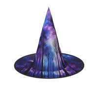 Cxzmnba Confezione da 2 cappelli per feste con cielo stellato, cappello per Halloween, accessori essenziali per festival, travestimenti e cosplay, taglia unica