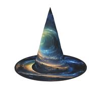 Cxzmnba Confezione da 2 cappelli per feste con cielo stellato e spazio profondo, cappello per Halloween, accessori essenziali per festival, travestimenti e cosplay, taglia unica