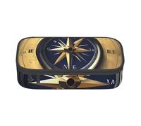 Cxzmnba Law of The Compass - Astuccio con navigazione per ragazzi e ragazze, essenziale per il rientro a scuola, materiale per studenti, astuccio per matite, Nero , Taglia unica, Organizer per borse