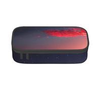 Cxzmnba Red Sky at Night - Astuccio per ragazzi e ragazze, essenziale per il rientro a scuola, per studenti, astuccio per matite, Nero , Taglia unica, Organizer per borse