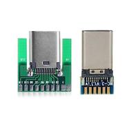 CY 2 pz/lotto FAI DA TE OEM ODM 24pin USB 3.1 Tipo C Maschio Femmina Connettore Presa Spina SMT Tipo con Scheda PC