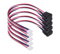 CY 5 pz/set FAI DA TE OEM Tipo C Presa Femmina a 4Pin Header Passo del Cavo = 2.0mm Tipo di Montaggio Latch DC 5V Alimentazione