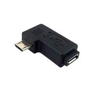CY 90 gradi a sinistra angolo micro USB 2.0 5pin maschio a femmina maschio a femmina adattatore di estensione