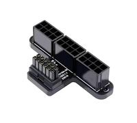 CY Adattatore 12VHPWR ATX3.0 PCI-E 5.0 Power modulare a tre ATX 8P adattatore per scheda grafica 4080 5090TI 16Pin 12+4P (angolo basso di 90 gradi)