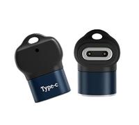 CY Adattatore 2 pezzi/lotto Adattatore di ricarica magnetico per smartwatch USB verticale di tipo C a 2 pin compatibile con IMOO Z6 Z6S Z6Pro Z7 Z7A Z7S Z8 Z8A Z9 Z10 Z11