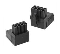 CY Adattatore 2 pz/lotto ATX 8P Maschio a Femmina 90 Gradi Su Giù Angolato di Potenza Intestazione Adattatore per GPU Scheda Grafica