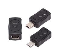 CY Adattatore 3 pz/lotto Micro USB 2.0 a Mini USB 5Pin Maschio a Femmina Estensione Dati Adattatore di Alimentazione