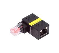 CY Adattatore CAT6 UTP maschio a femmina 360 gradi angolato rotante RJ45 8P8C 1000Mbps per rete LAN Ethernet, UT-022-HX