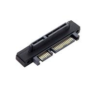 CY Adattatore convertitore di estensione SATA 22 pin 7 + 15 maschio a SATA 22 pin femmina angolato da 90 gradi
