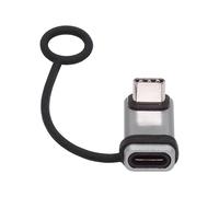 CY Adattatore da 90 gradi USB5.0 80Gbps maschio a femmina adattatore di estensione angolare su e giù con cordino portachiavi 240W 16K 8K 5K compatibile con USB4.0 Thunderbolt 3/4/5