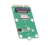CY Adattatore da Mini PCI-E Riser Card a USB 2.0 TF Micro-SD Card e M.2 NGFF Key-M NVME SSD, compatibile con schede madri NAS per il controllo industriale.