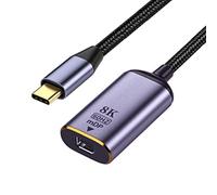 CY Adattatore da USB C a Mini Displayport, USB4 Tipo C a Mini DP Displayport femmina, cavo display 8K 60Hz UHD 4K Monitor Display Adapter