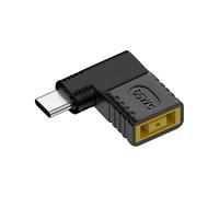 CY Adattatore DC 20 V 11,0,4,5 mm rettangolo Thinkpad X1 ingresso su uscita USB-C di tipo C, spina ad angolo retto 90 gradi