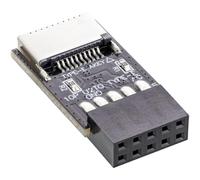 CY Adattatore di estensione maschio per pannello frontale USB 3.1 Key-A tipo E a USB 2.0 9 pin 10 pin scheda madre