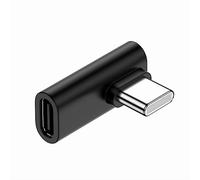 CY Adattatore di estensione reversibile USB 3.1 tipo C maschio a femmina, ad angolo retto a sinistra, angolo di 90 gradi, per telefono portatile