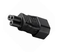 CY Adattatore di prolunga Power da C14 maschio a C5 femmina a 3 poli, convertitore CA, connettore dritto, IEC60320.