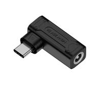 CY Adattatore Jack DC 140W 100W Ingresso 5,5x2,1mm a USB-C Type-C Adattatore per caricabatterie per telefono cellulare angolato a 90 gradi