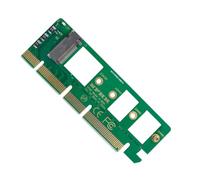 CY Adattatore orizzontale M-key NGFF NVME AHCI SSD M.2 NGFF 2280 a PCI-E 3.0 PCI Express 4.0 16x per scheda madre desktop
