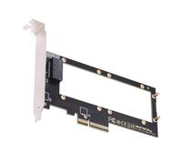 CY Adattatore PCI-E 4.0 4X Host Adattatore a NVMe Righello 1U GEN-Z EDSFF 9,5 mm 15 mm 25 mm di spessore SSD corto E1.S con dissipatore di calore PM9A3 PM9D3 P5801X Carrier Adapter