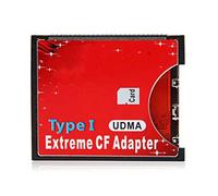 CY Adattatore per lettore CF con scheda Compact Flash Compact Flash di Tipo I da Micro SD a Micro Slot TF o MicroSD per fotocamera Nikon Cannon