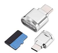 CY - Adattatore per lettore di schede da USB tipo C USB-C a Micro SD SDXC TF per computer portatile e cellulare (set da 2 pezzi)