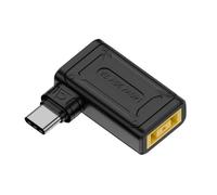 CY Adattatore Thinkpad X1 Spina rettangolare da 140 W 100 W, ingresso a USB-C tipo C, jack di alimentazione angolato a 90 gradi, adattatore di ricarica per telefono cellulare