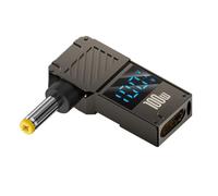 CY Adattatore Tipo-C Ingresso USB-C a Jack DC 4.0x1.7mm Display LED intelligente Potenza di uscita 100W Carica PD 20V 5A Adattatore da 65W per laptop