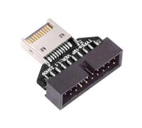 CY Adattatore Type-E IDC Socket USB 3.1 Pannello frontale Header a USB 3.0 20Pin Header Extension Adapter per scheda madre desktop