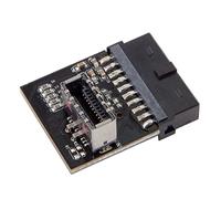 CY Adattatore USB 3.0 19 Pin 20 Pin Scheda Madre a Tipo C Convertitore Frontale Telaio con Chipset EJ179 V