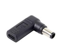 CY Adattatore USB 3.1 Tipo C Ingresso USB-C a DC 7.4x5.0mm PD Emulatore Alimentatore Angolato di 90 gradi Compatibile con laptop Dell