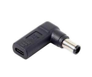 CY Adattatore USB 3.1 Tipo C Ingresso USB-C a DC 7.4x5.0mm PD Emulatore Alimentatore Angolato di 90 gradi Compatibile con laptop Dell