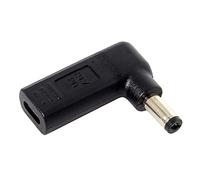 CY Adattatore USB 3.1 Tipo C Ingresso USB-C a uscita DC 20 V Adattatore 5,5 x 2,1 mm Emulatore PD Alimentazione Angolato di 90 gradi