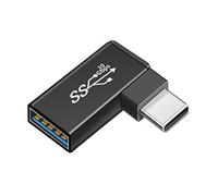 CY Adattatore USB-C Type-C a USB 3.0 femmina OTG adattatore sinistro destro ad angolo di 90 gradi per telefono portatile