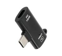 CY Adattatore USB-C Type-C Host per lettore di schede TF Micro-SD T-Flash da 480 Mbps OTG e alimentatore PD da 100 W per laptop, tablet e telefono.