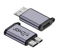 CY Adattatore USB-C USB 3.1 tipo C femmina a micro USB 3.0 maschio adattatore dati 10Gbps alimentazione dati con catena per laptop SSD Disk