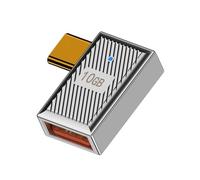 CY Adattatore USB-C USB 3.1 Tipo C maschio a USB 3.0 A femmina 10Gbps OTG dati 120W Potenza Adattatore ad angolo destro sinistro Shell in lega Mecha Cyberpunk Style