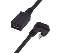 CY Cavo 5Pin Micro USB 2.0 Maschio a Femmina Cavo di Estensione Dati di Alimentazione Di Tipo Di Prolunga Di Forma A U Indietro Ad Angolo