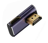 CY Cavo 8K HDMI maschio a HDMI 2.1 femmina verticale 90 gradi angolo sinistro verso il basso profilo UHD estensione adattatore supporto 8K 60hz HDTV